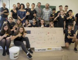 Schulklasse auf Schulprojektwoche Schulklasse auf Schulprojektwoche